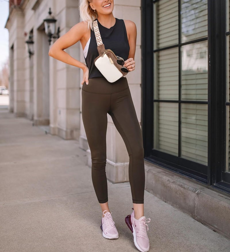 UTO Fanny Pack for Women Crossbody Trendy Fashion Belt Purse Chest Waist Hip Bumbag for Outdoor Shopping Travel Hiking - Image 2